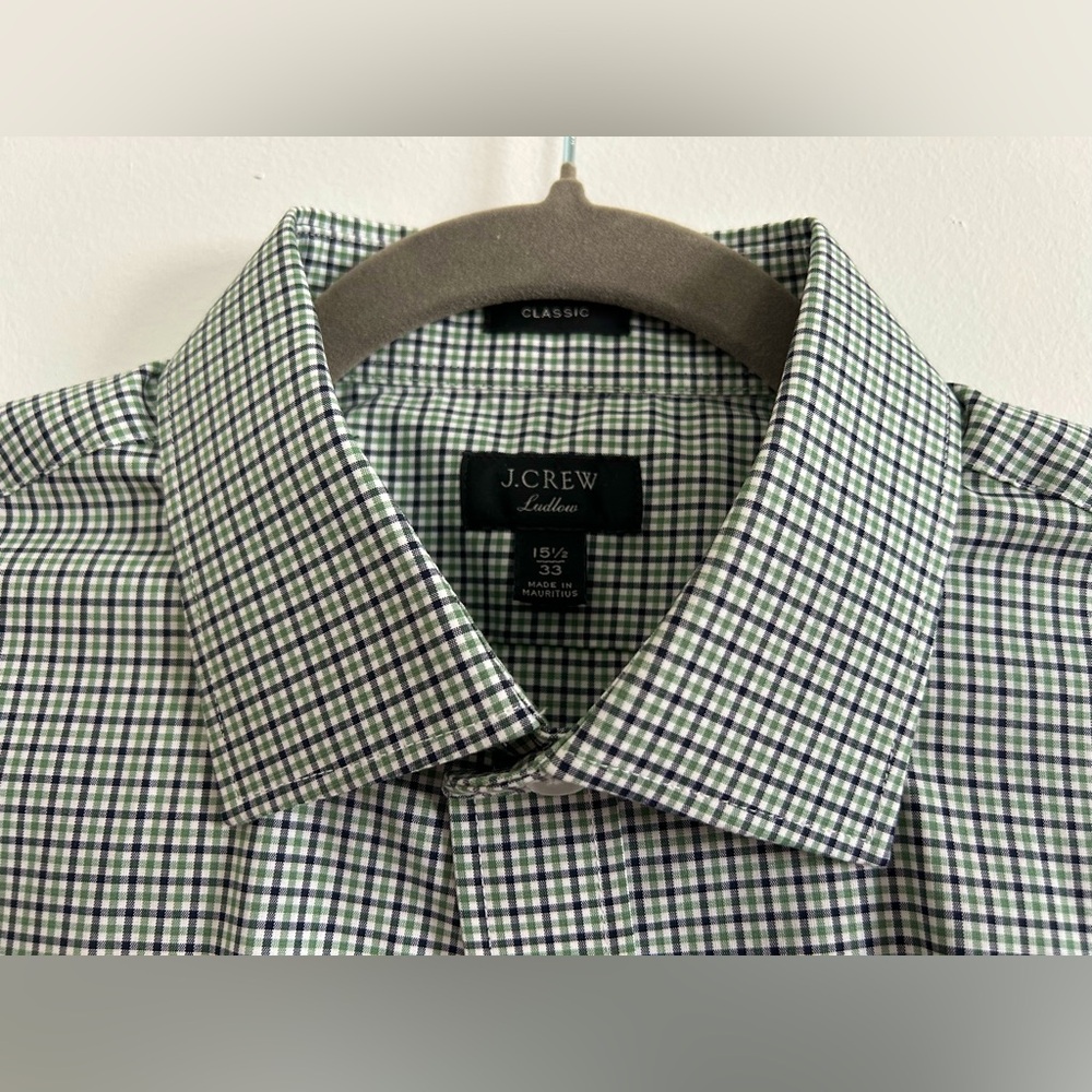 J Crew Ludlow Men’s Dress Shirt - Tattersall